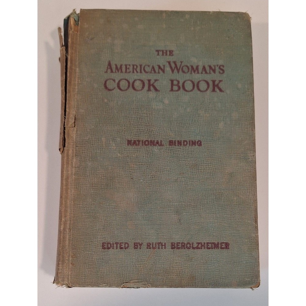 Vtg The American Women's Cook Book 1947 Hard Cover Berolzheimer